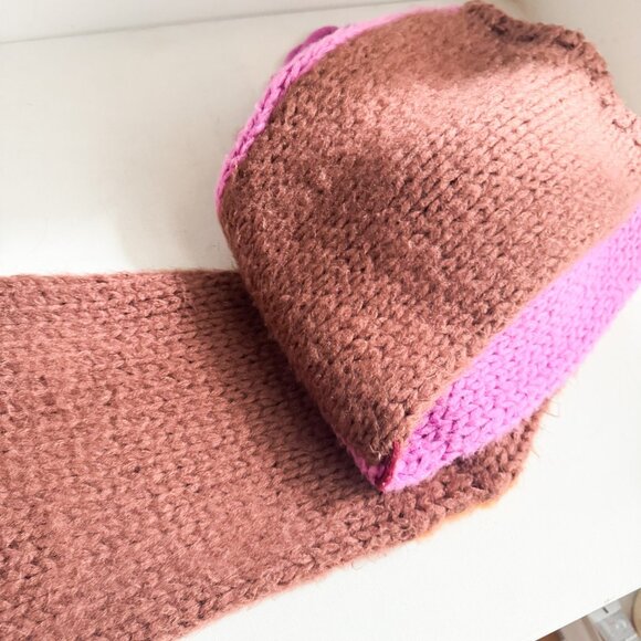 Anthropologie Saachi Chunky Knit Color  Colourful Pants L - Picture 4 of 4